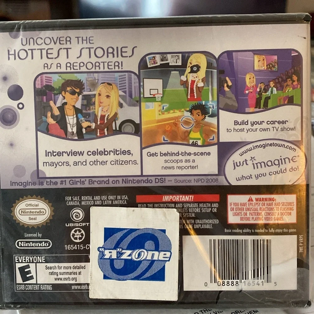 NEW. Nintendo DS imagine reporter game
